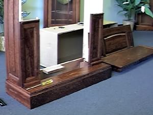 Assembling the panels on your new Gel Flam Fireplace.
