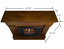 Diminsions for the Chateau 5910E-E Espresso Electric Fireplace