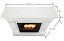 Chateau 5910-W White Gel Fuel Fireplace (Dimentions)