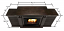 Ashley 7720-DW Media Electric Fireplace in Dark Walnut (Dimentions)