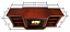 Valemont 7930-DM Gel Fuel Fireplace in Dark Mahogany (Dimentions)
