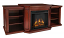 Valemont 7930E-DM Gel Fuel Fireplace in Dark Mahogany