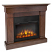 Crawford 8020E-CO Electric Fireplace in Chestnut Oak