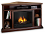 Churchill 3750-DE Expresso Corner Gel Fireplace