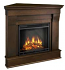 Chateau 5950E-DW Corner Electric Fireplace in Dark Walnut