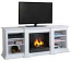 Fresno G1200-W Media Center Gel Fireplace in White
