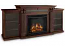 Ashley 7720E-DW Media Electric Fireplace in Dark Walnut