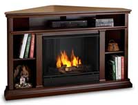 Churchill 3750-DE Expresso Corner Gel Fireplace