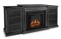 Frederick 7740E-BW Electric Fireplace in Blackwash