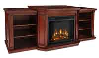 Valemont 7930E-DM Gel Fuel Fireplace in Dark Mahogany