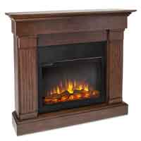 Adjustable Thermostat and LED Flame Effect Warmlite WL45043 Cambridge Electric Fireplace suite Oak Traditional Stove Design