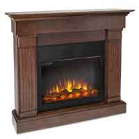 Crawford 8020E-CO Electric Fireplace in Chestnut Oak