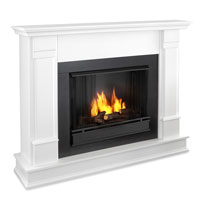 Silverton G8600-W White Gel Fireplace