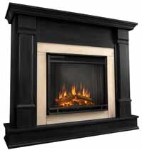 Silverton G8600E-B Black Electric Fireplace