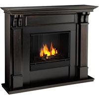 Ashley 7100-BW Worn Black Gel Fireplace