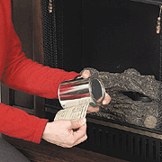 Gelfireplaces - Remove the label